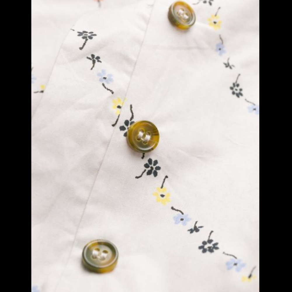 NWT Ganni Printed Cotton Poplin Dress In Vapor… - Picture 14 of 16